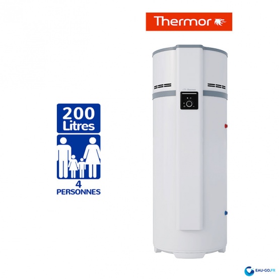 Chauffe Eau Thermodynamique 200l Thermor Airlis Air Ambiant Sur Socle Livré