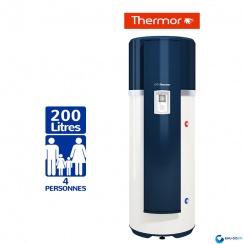 Chauffe eau Thermodynamique 200L THERMOR Aéromax 4 Air Extérieur Vertical sur Socle