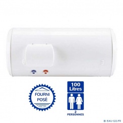 Chauffe eau électrique  150L  Horizontal Sortie Basse Résistance 