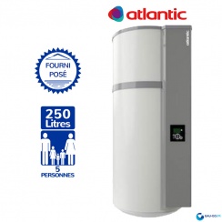 Chauffe eau Thermodynamique ATLANTIC 250L CALYPSO ref 286041