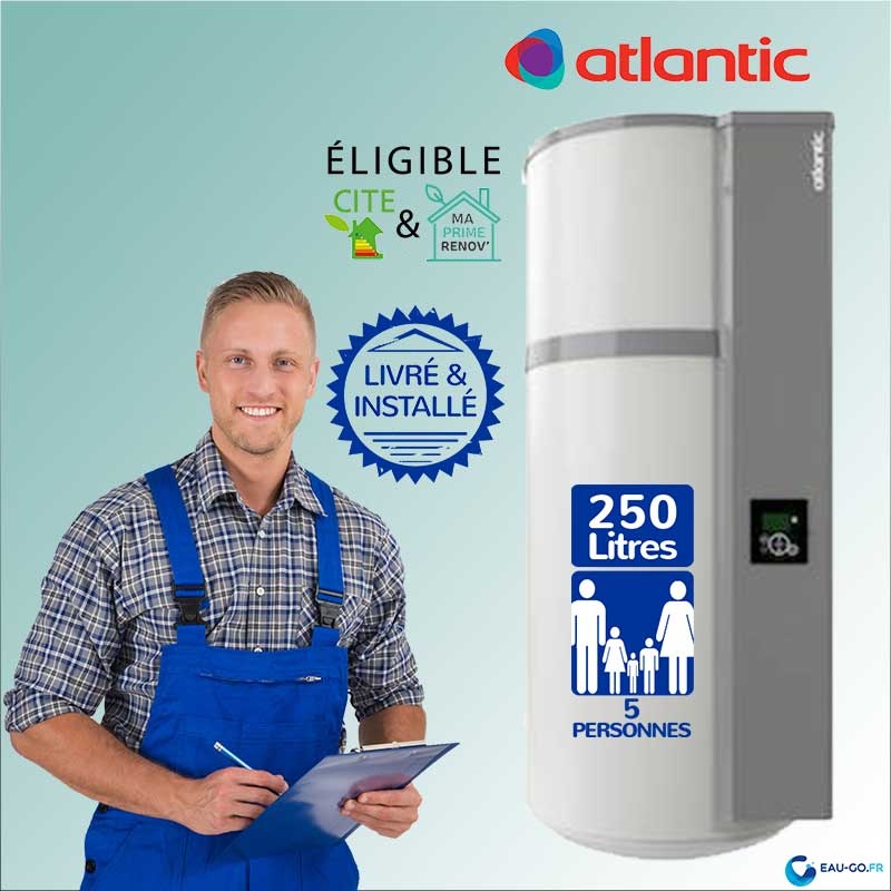 Chauffe Eau Thermodynamique Atlantic Calypso Connecte 250l