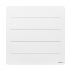 Radiateur électrique atlantic Nirvana Neo  intelligent connecté pilotage à distance horizontal  1250 W blanc carat