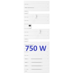 Radiateur sèche serviette Néfertiti  standard connecté blanc sans soufferie