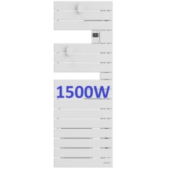 Radiateur sèche serviette Néfertiti  standard connecté blanc sans soufferie